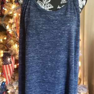 Athletic Works XXL(20)2X Racerback Blue Tank